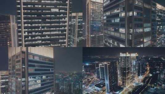 未来科技城城市高楼高清在线视频素材下载