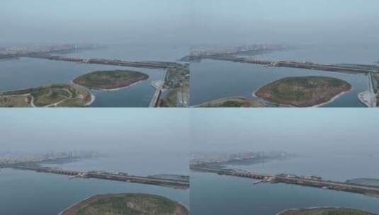 厦门马銮湾航拍新阳大桥厦门市海沧区高清在线视频素材下载