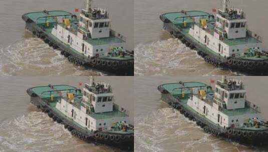 宁波港口 船舶高清在线视频素材下载