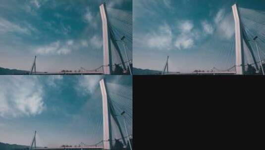 十堰汉江大桥高清在线视频素材下载