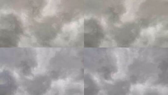 多云天空的云层飘动延时摄影高清在线视频素材下载