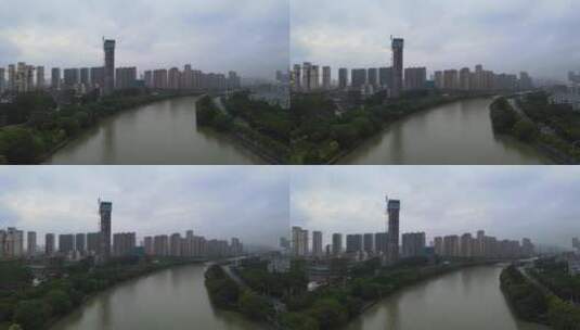 京杭大运河4K航拍高清在线视频素材下载
