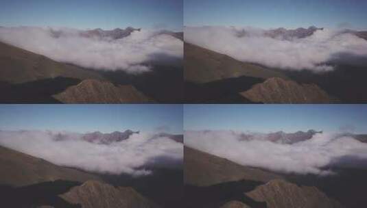 山间白色云雾高清在线视频素材下载