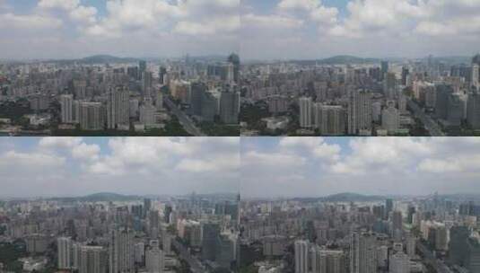 广州城区航拍高清在线视频素材下载