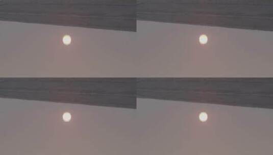 冬季荷塘夕阳日落空镜头LOG高清在线视频素材下载