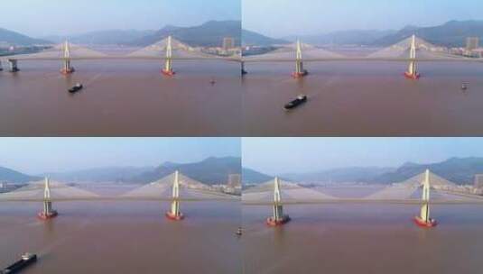 浙江温州永嘉大桥高清在线视频素材下载