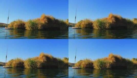 航行在尼罗河上高清在线视频素材下载
