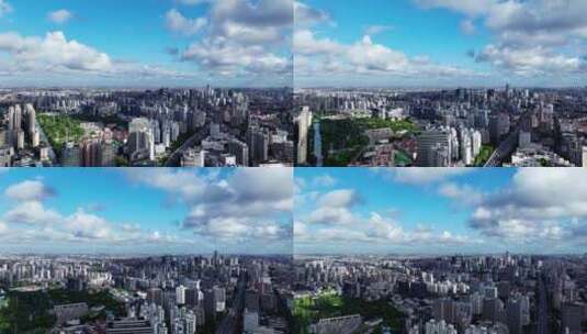 上海延时航拍空镜高清在线视频素材下载