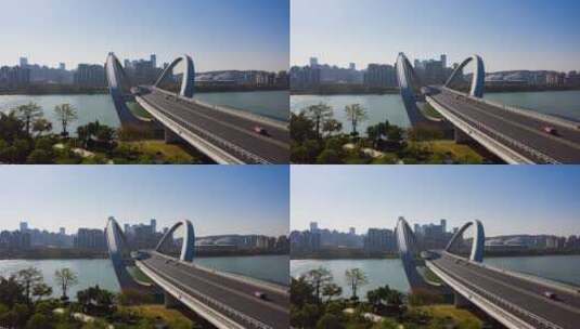 南宁大桥延时视频高清在线视频素材下载