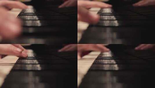 弹钢琴的人高清在线视频素材下载