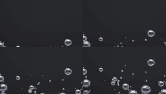 水分子滋润中泡饱满清透活力透明高清在线视频素材下载