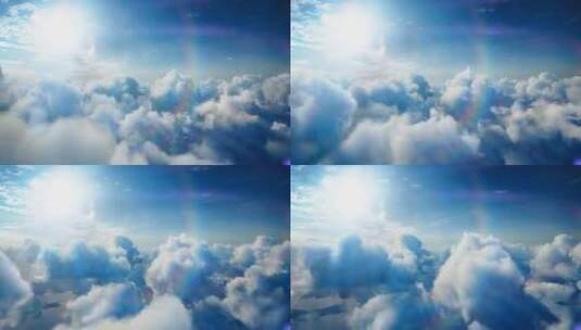 唯美云层天空实拍高清在线视频素材下载