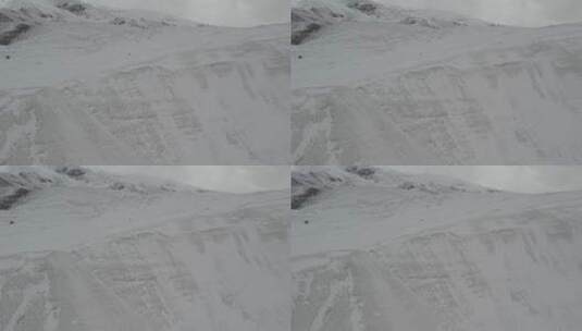 20211021秋天新疆南疆塔合曼 慕士塔格冰川 公路雪山 汽车航拍 4k 50p_0111高清在线视频素材下载