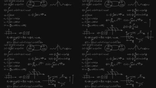 数学方程式书写高清在线视频素材下载