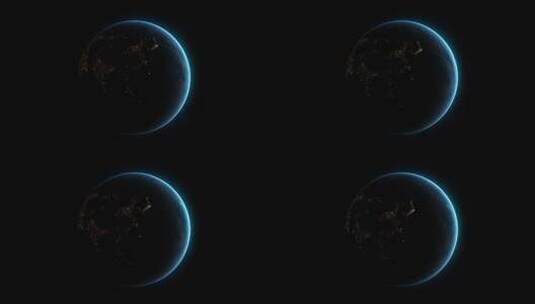 【透明通道】地球-07高清在线视频素材下载