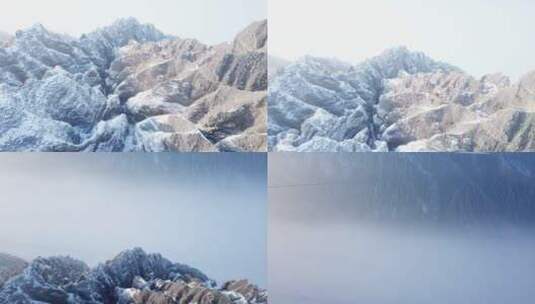 航拍新疆风景高清在线视频素材下载