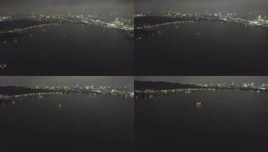 西湖夜景 夜游西湖 分镜高清在线视频素材下载