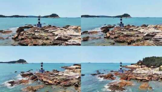 漳州东山岛航拍素材高清在线视频素材下载