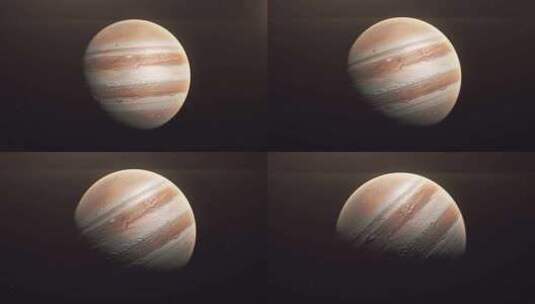 木星转动高清在线视频素材下载