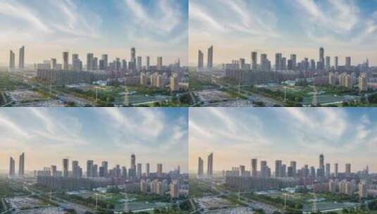 南京城市景观的时移高清在线视频素材下载