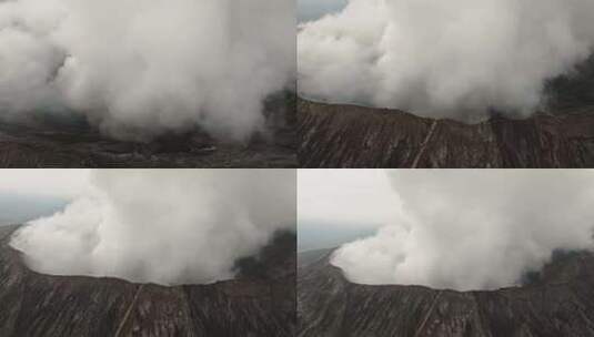 火山，Java，火山，旅游景点高清在线视频素材下载