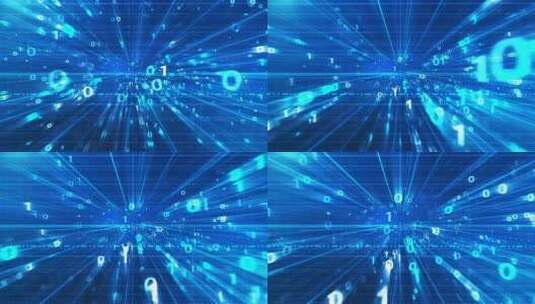 蓝色数字科技背景素材高清在线视频素材下载