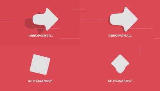 创意新奇折纸标志开场展示动画演示AE模板高清AE视频素材下载
