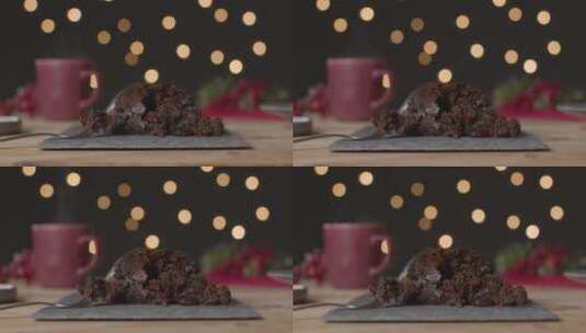 圣诞节甜品高清在线视频素材下载