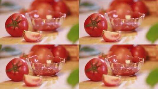 西红柿番茄菜篮子 (1)高清在线视频素材下载