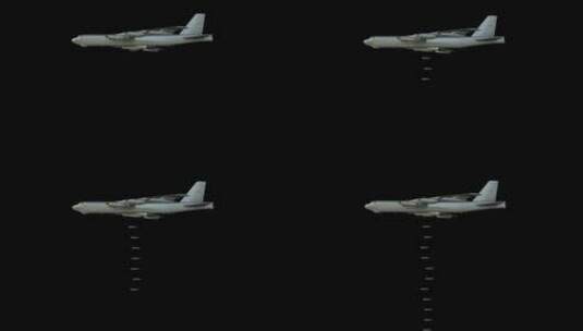 轰炸机飞机高清在线视频素材下载