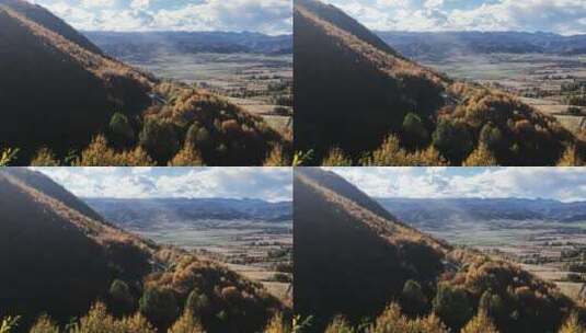 自驾旅行川西高原大峡谷美景高清在线视频素材下载