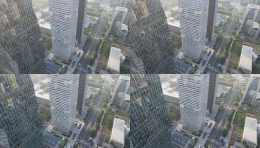 广州珠江新城写字楼高清在线视频素材下载