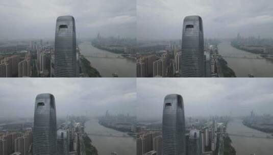 广州高层住宅楼航拍高清在线视频素材下载