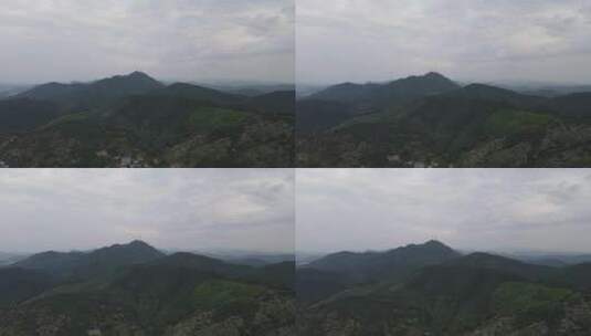 航拍湖南中坡山国家森林公园高清在线视频素材下载