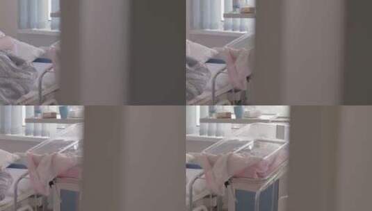 母亲睡在产科病房高清在线视频素材下载