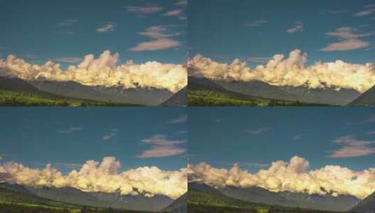 西藏的云朵高清在线视频素材下载