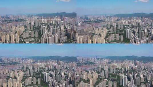 重庆南岸区鸟瞰全景航拍素材高清在线视频素材下载