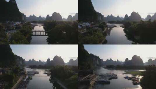 桂林山水甲天下，阳朔山水甲桂林高清在线视频素材下载