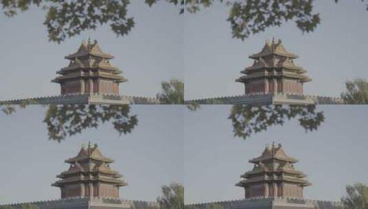 北京故宫 角楼高清在线视频素材下载