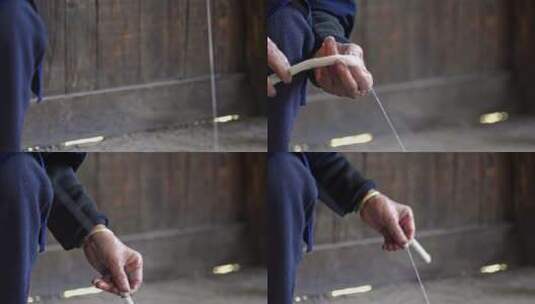 【正版素材】三江侗族侗布织造技艺高清在线视频素材下载