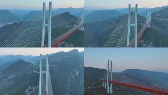 4K航拍 北盘江特大桥高清在线视频素材下载