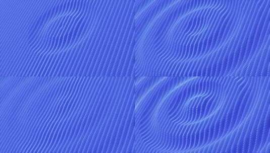 抽象蓝色鼓点粒子波圈 动感炫酷魔法光波高清在线视频素材下载