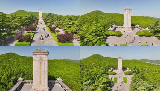 徐州淮海战役纪念碑合集高清在线视频素材下载