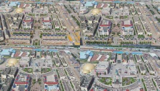 东兴城市空镜航拍高清在线视频素材下载