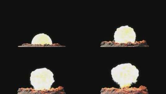 原子弹核弹炸弹爆炸高清在线视频素材下载