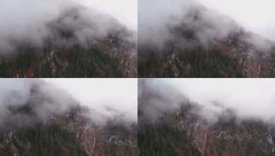 云雾缭绕的山高清在线视频素材下载