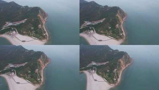 山东烟台长岛著名岛屿旅游景区航拍高清在线视频素材下载