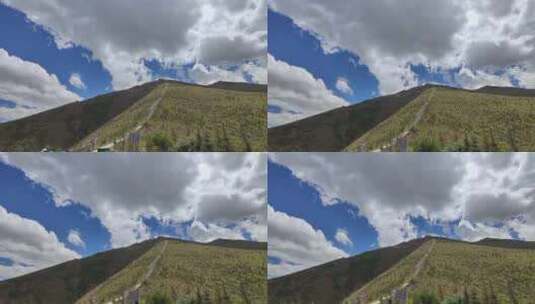 青藏铁路（青藏公路）沿线风光高清在线视频素材下载