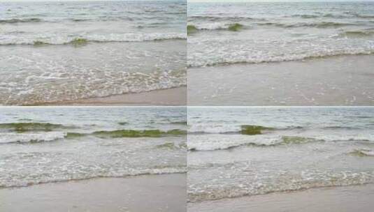 海边沙滩与海浪 4K高清在线视频素材下载