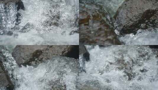 岩石泉水高清在线视频素材下载